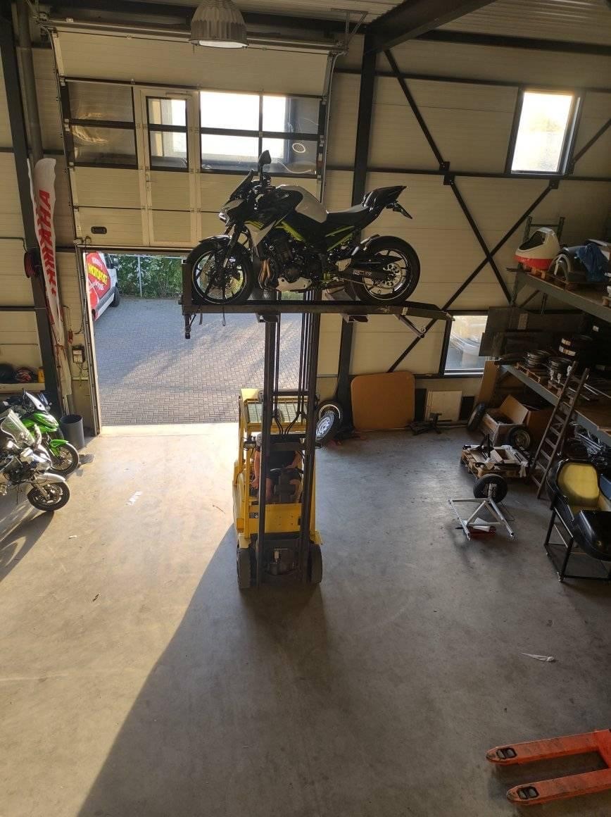 winterstalling bij Moto Hengelo