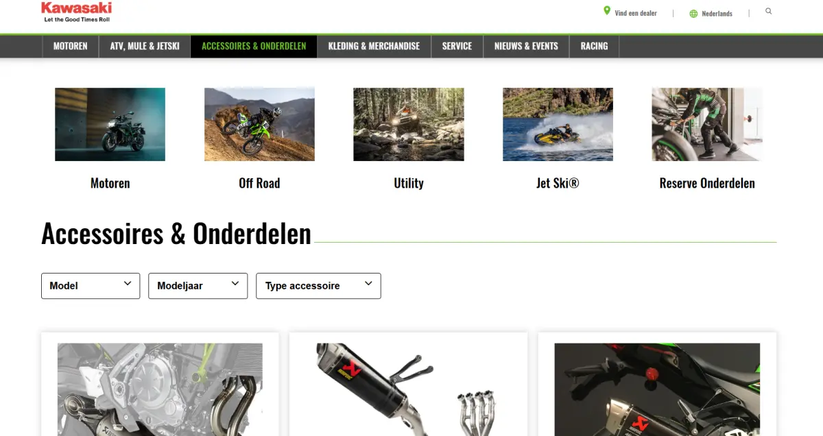 Model accessoires