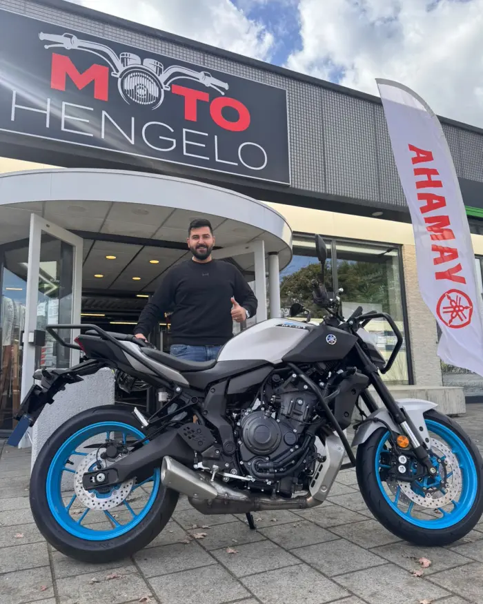 Verkeersschool Martello - Yamaha MT-07 ice storm