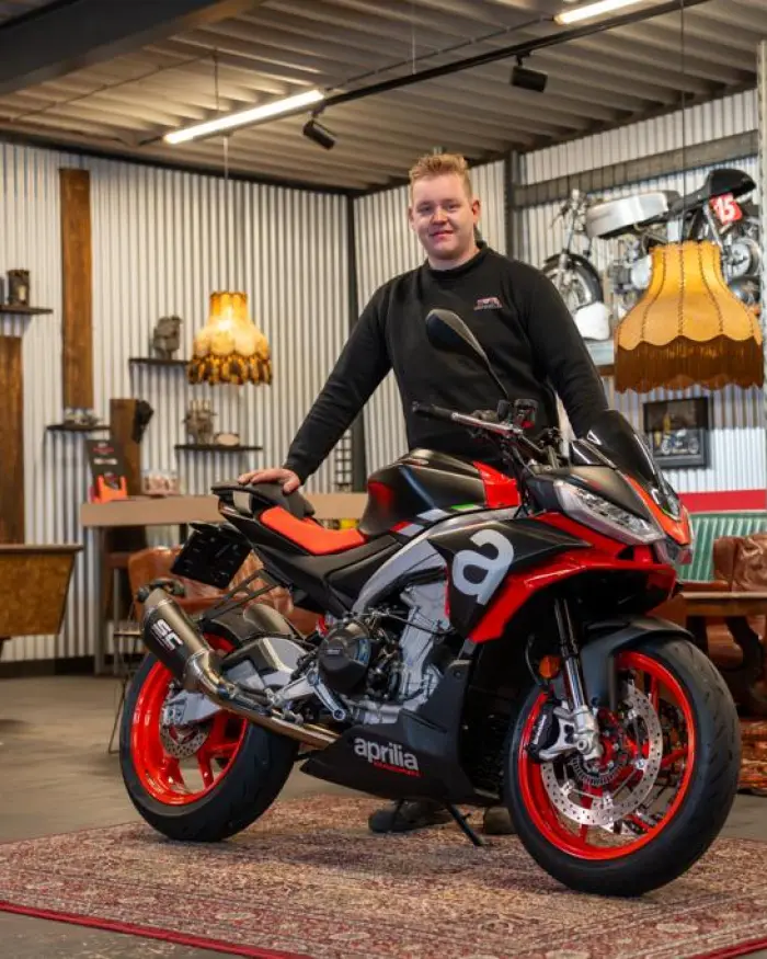 Jordy - Motorfietstechnicus bij Moto Hengelo